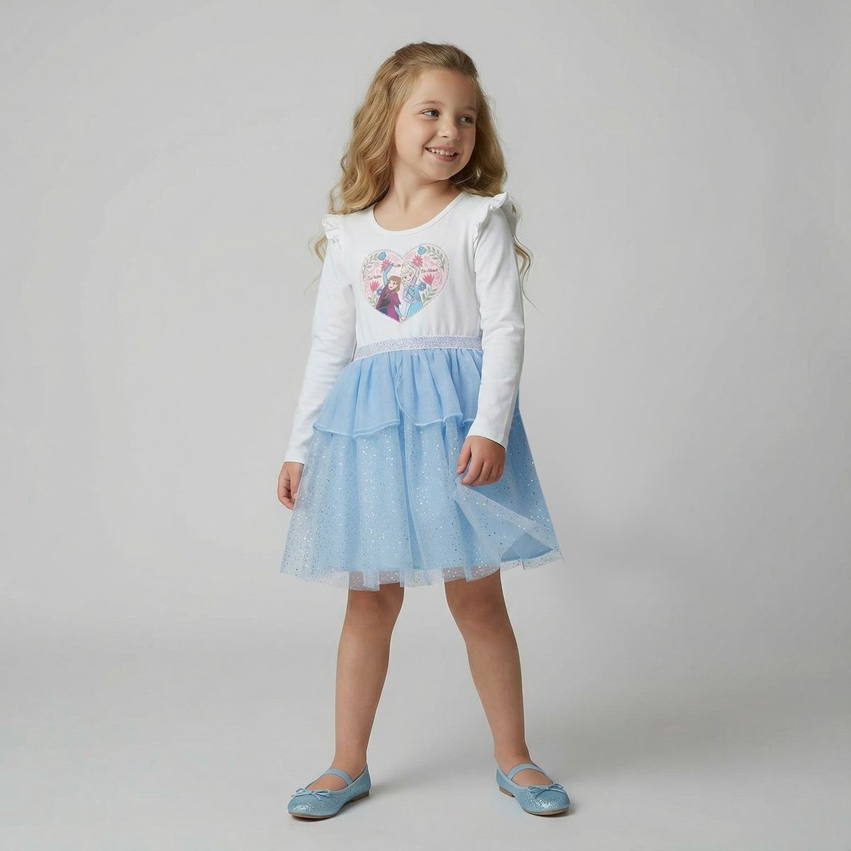 FROZEN - Vestido Niña Algodón Frozen