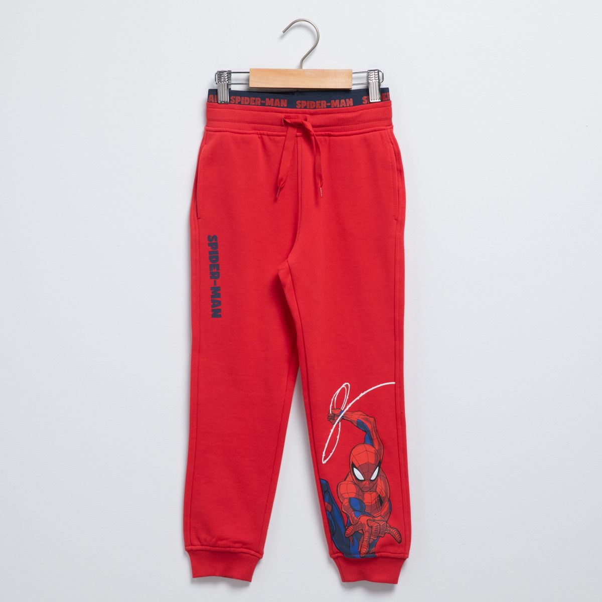 MARVEL - Pantalon Buzo Algodón Niño Negro Marvel