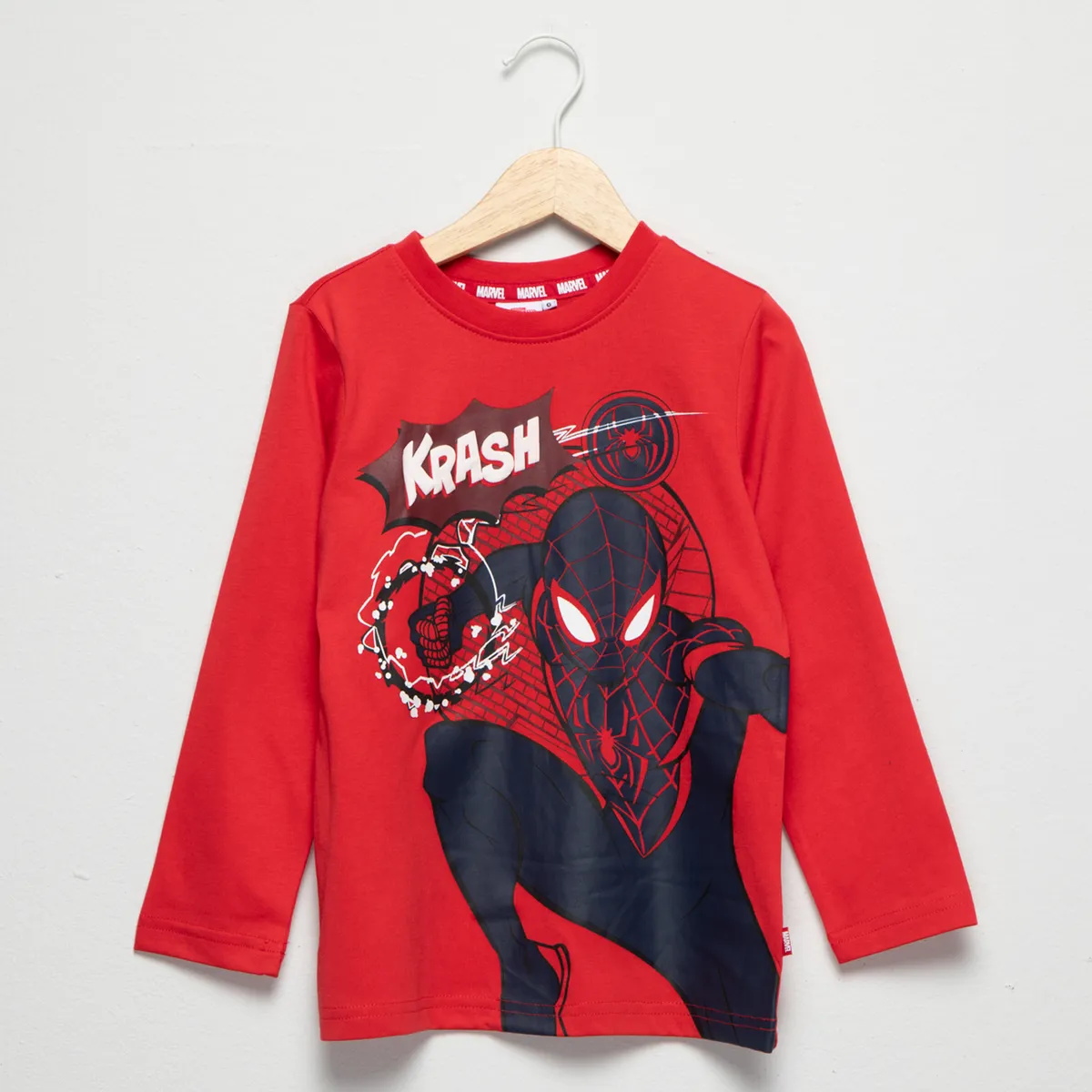 SPIDER MAN - Polera Manga Larga Niño Spider-Man