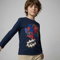Polera Manga Larga Niño Spider-Man