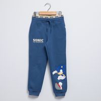 Pantalon Buzo Algodón Niño Azul