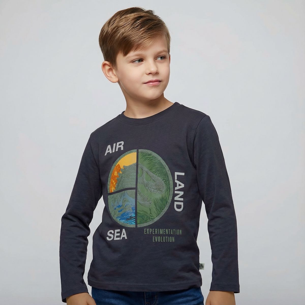 JURASSIC WORLD - Polera Manga Larga Jurassic World