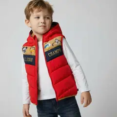 STD CHARACTERS - Parka Niño Rojo