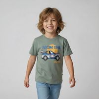 Polera Niño Manga Corta Algodón