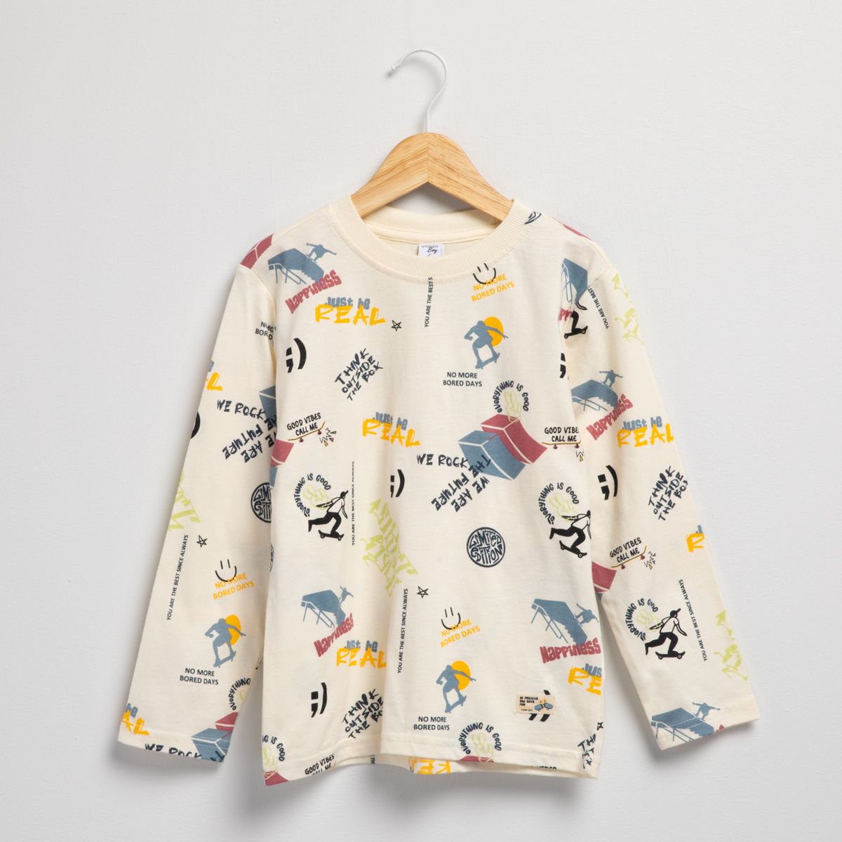 YAMP - Polera Niño Manga Larga Algodón Yamp