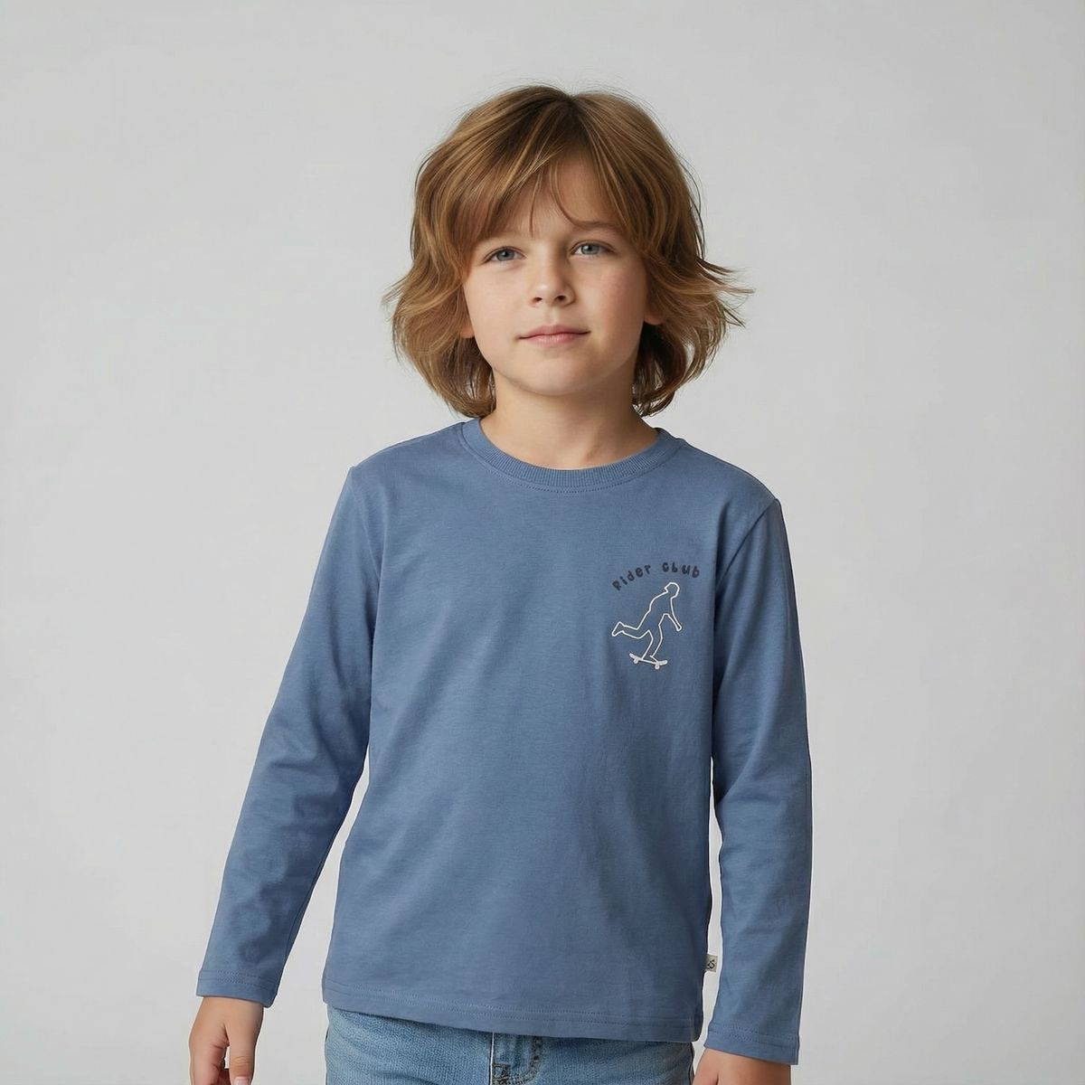 YAMP - Polera Niño Manga Larga Algodón Yamp