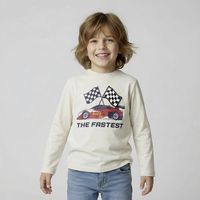 Polera Niño Manga Larga Algodón