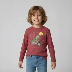 YAMP - Polera Niño Manga Larga Algodón