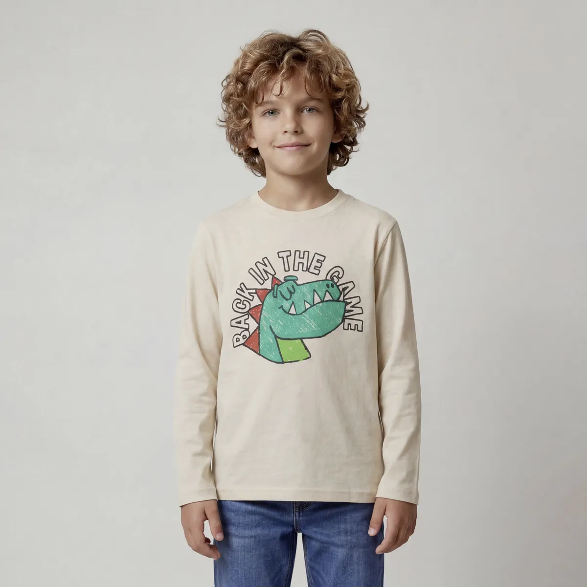 YAMP - Polera Niño Manga Larga Algodón Yamp