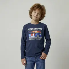 YAMP - Polera Niño Manga Larga Algodón