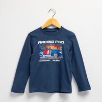 Polera Niño Manga Larga Algodón