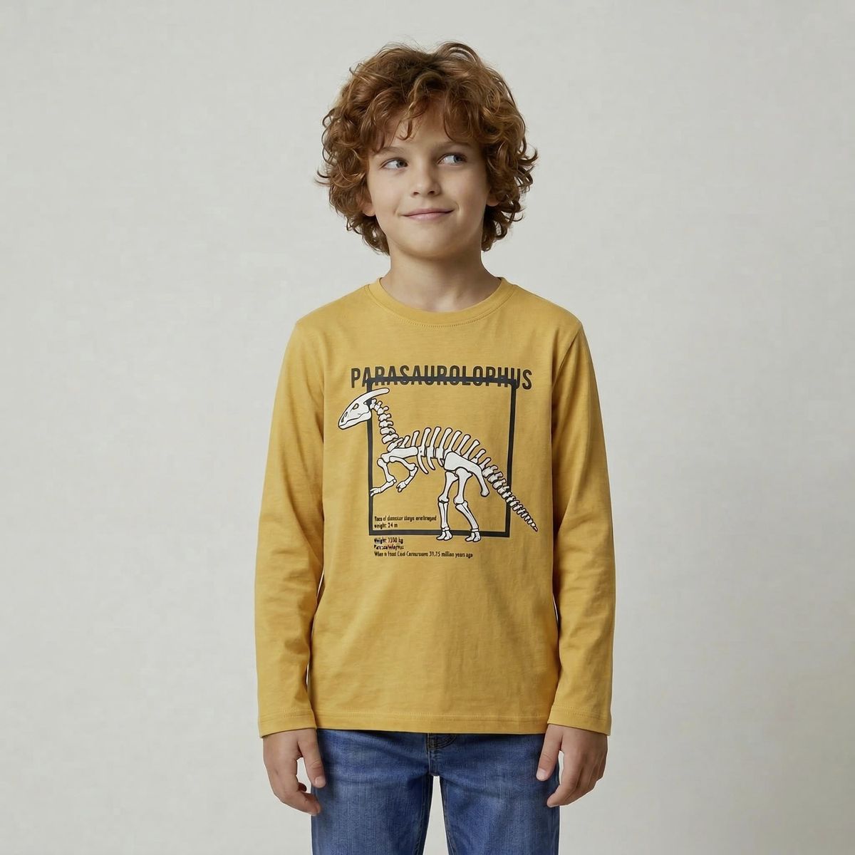 YAMP - Polera Niño Manga Larga Algodón Yamp