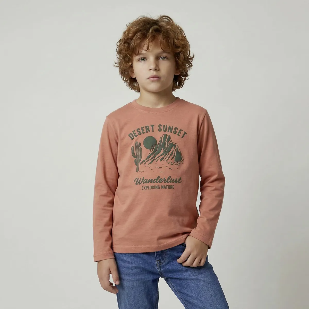 YAMP - Polera Niño Manga Larga Algodón Yamp