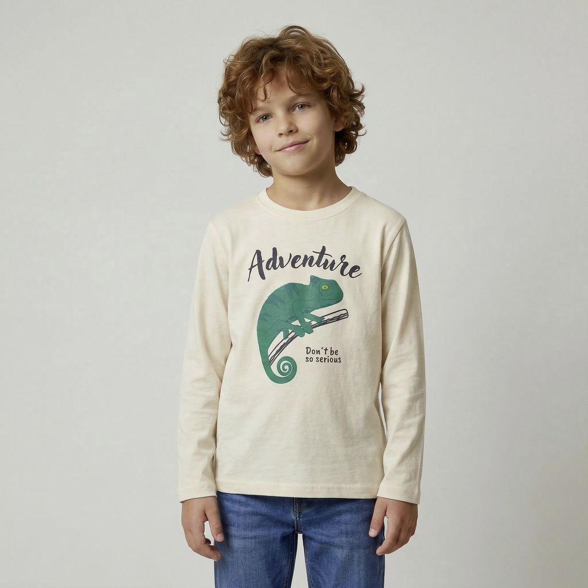 YAMP - Polera Niño Manga Larga Algodón Yamp