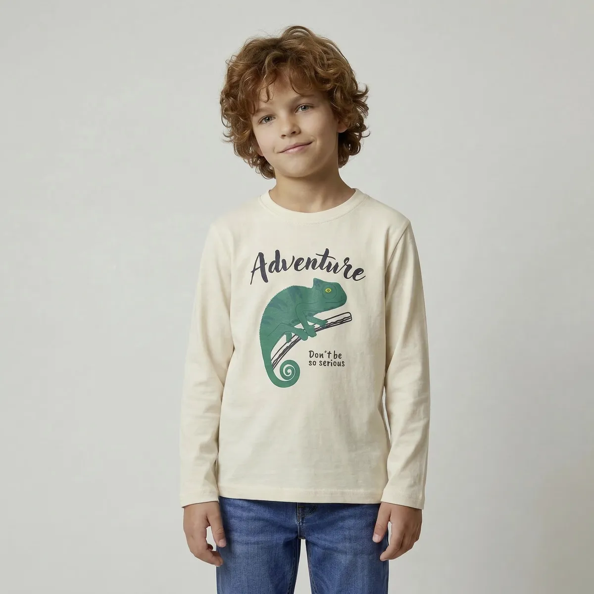 YAMP - Polera Niño Manga Larga Algodón Yamp