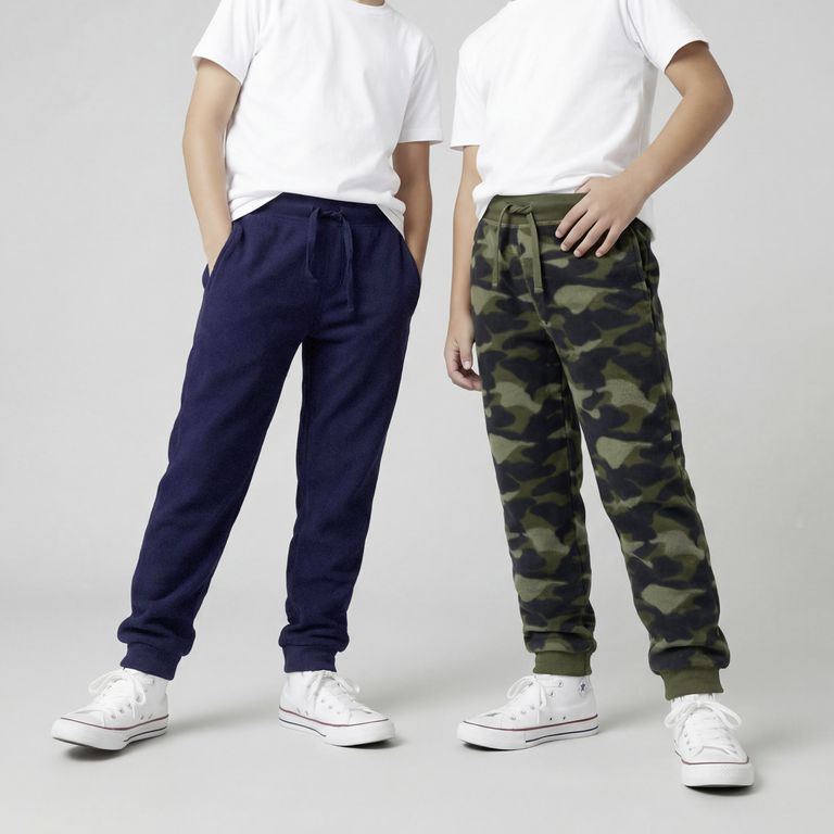 Pack 2 Pantalónes De Buzo Niño De Polar