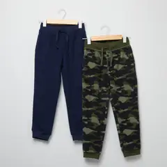 YAMP - Pack De 2 Pantalónes De Buzo De Polar