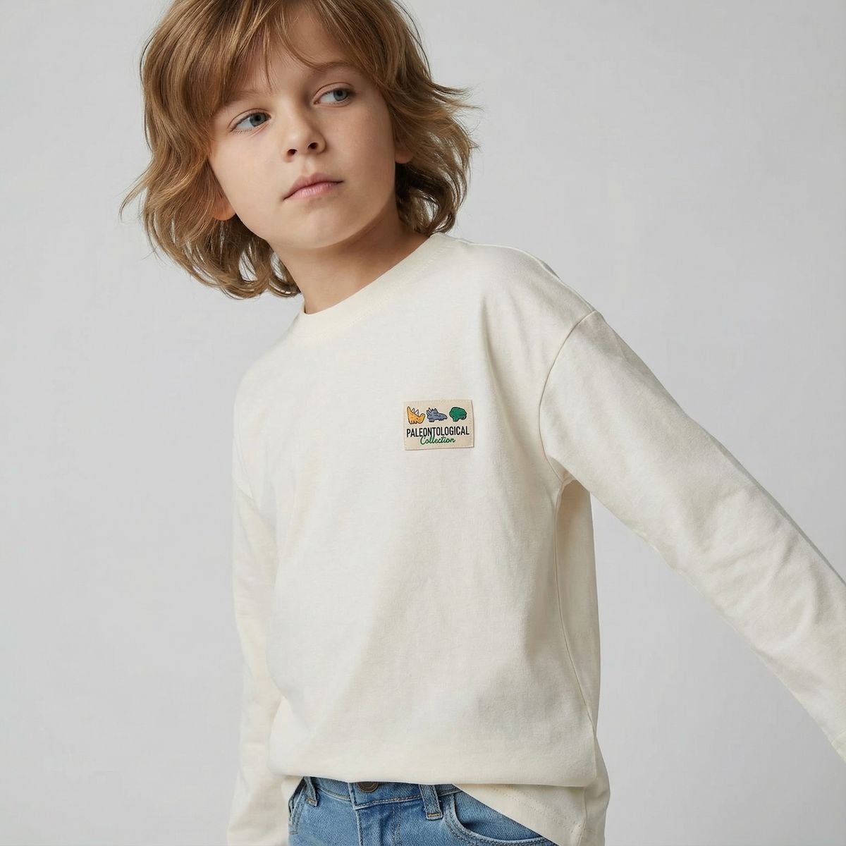 YAMP - Polera Niño Manga Larga Algodón Yamp