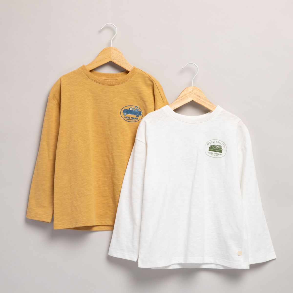 YAMP - Pack de 2 Poleras Niño Manga Larga Algodón Yamp