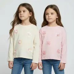 YAMP - Pack 2 Poleras Manga Larga Niña