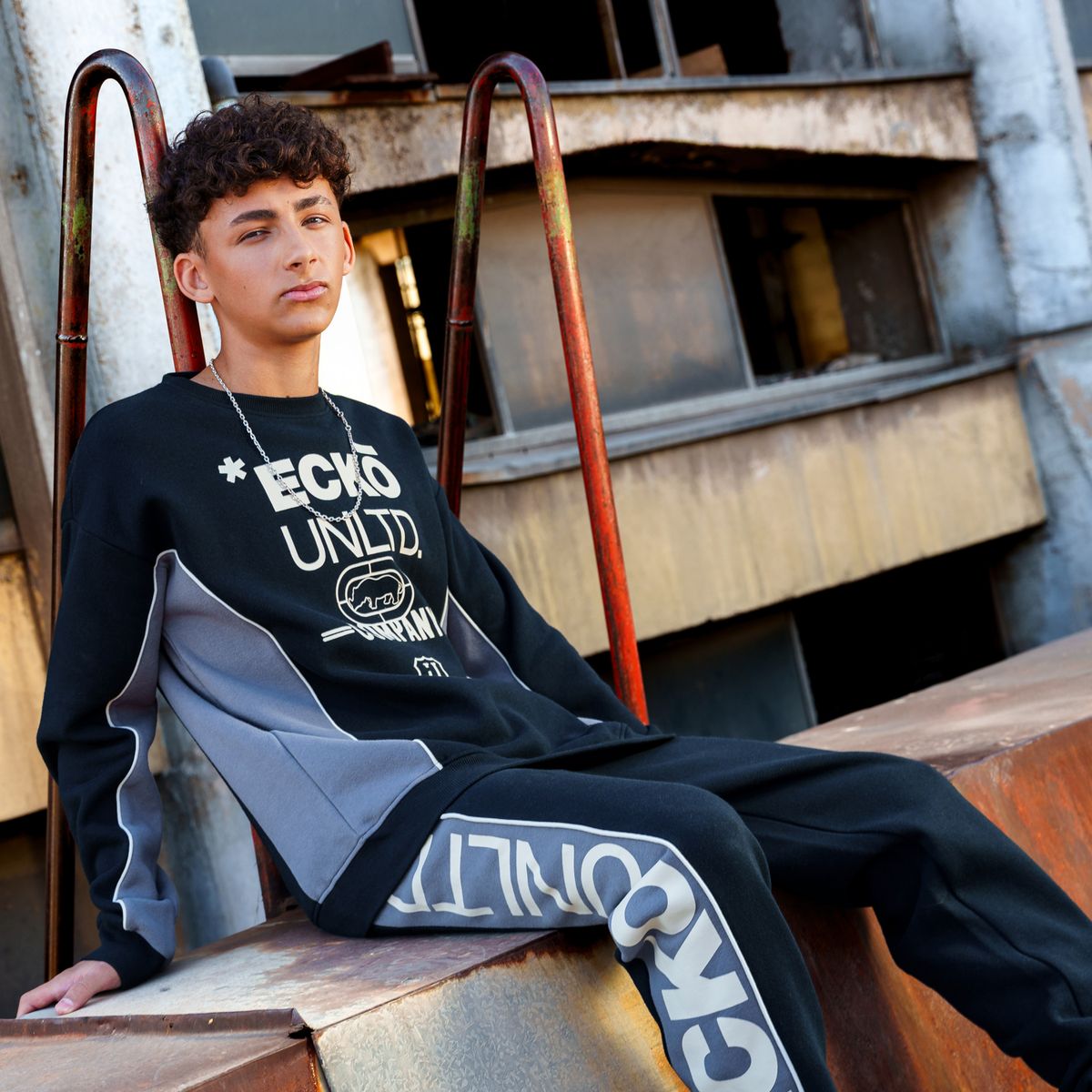 ECKO - Pantalón De Buzo Niño Algodón Ecko