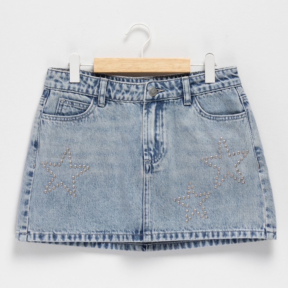 ELEVEN - Falda Algodón Niña Azul Eleven