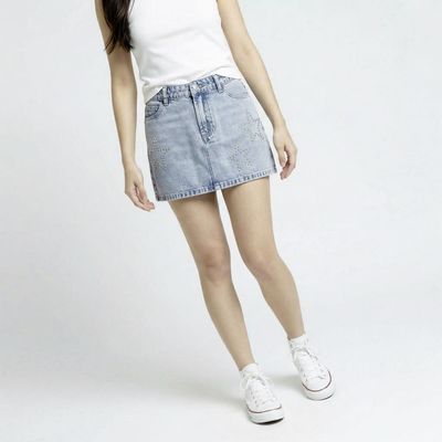 Imagen 1 del producto Falda Algodón Niña Azul