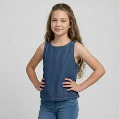 ELEVEN - Blusa Jeans Niña