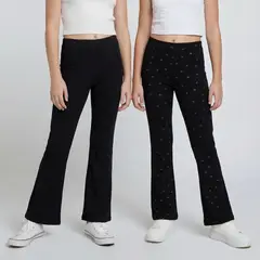 ELEVEN - Pack 2 Calzas Algodón Niña