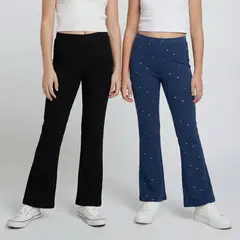 ELEVEN - Pack 2 Calzas Algodón Niña