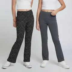 ELEVEN - Pack 2 Calzas Algodón Niña