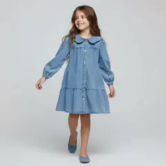YAMP - Vestido Niña Algodón