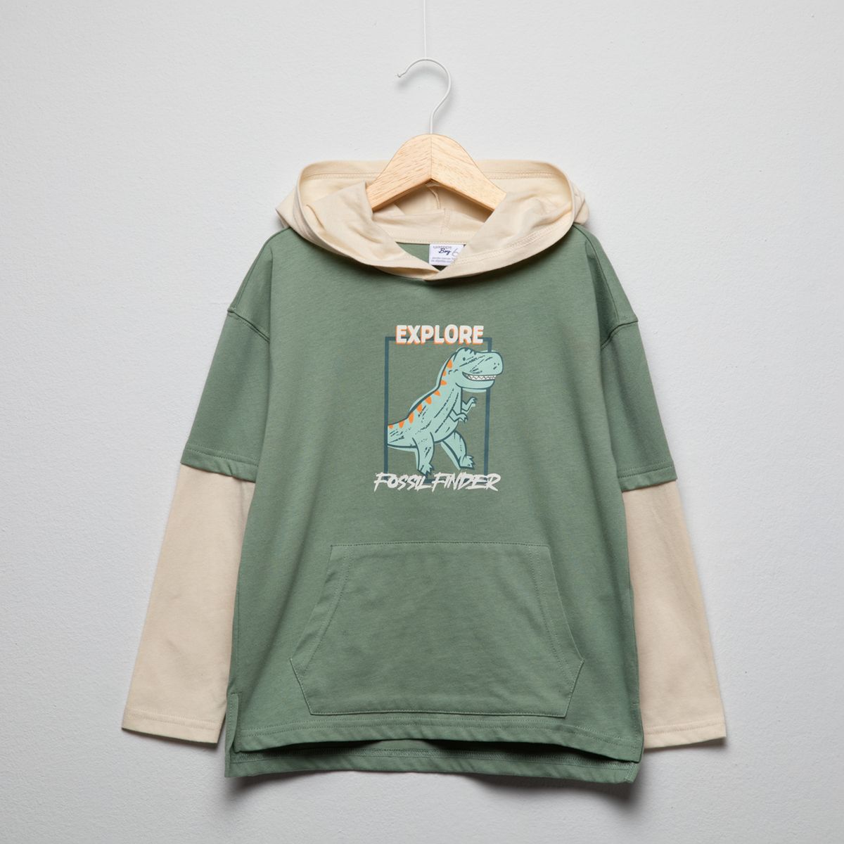 YAMP - Polera Niño Con Gorro Yamp