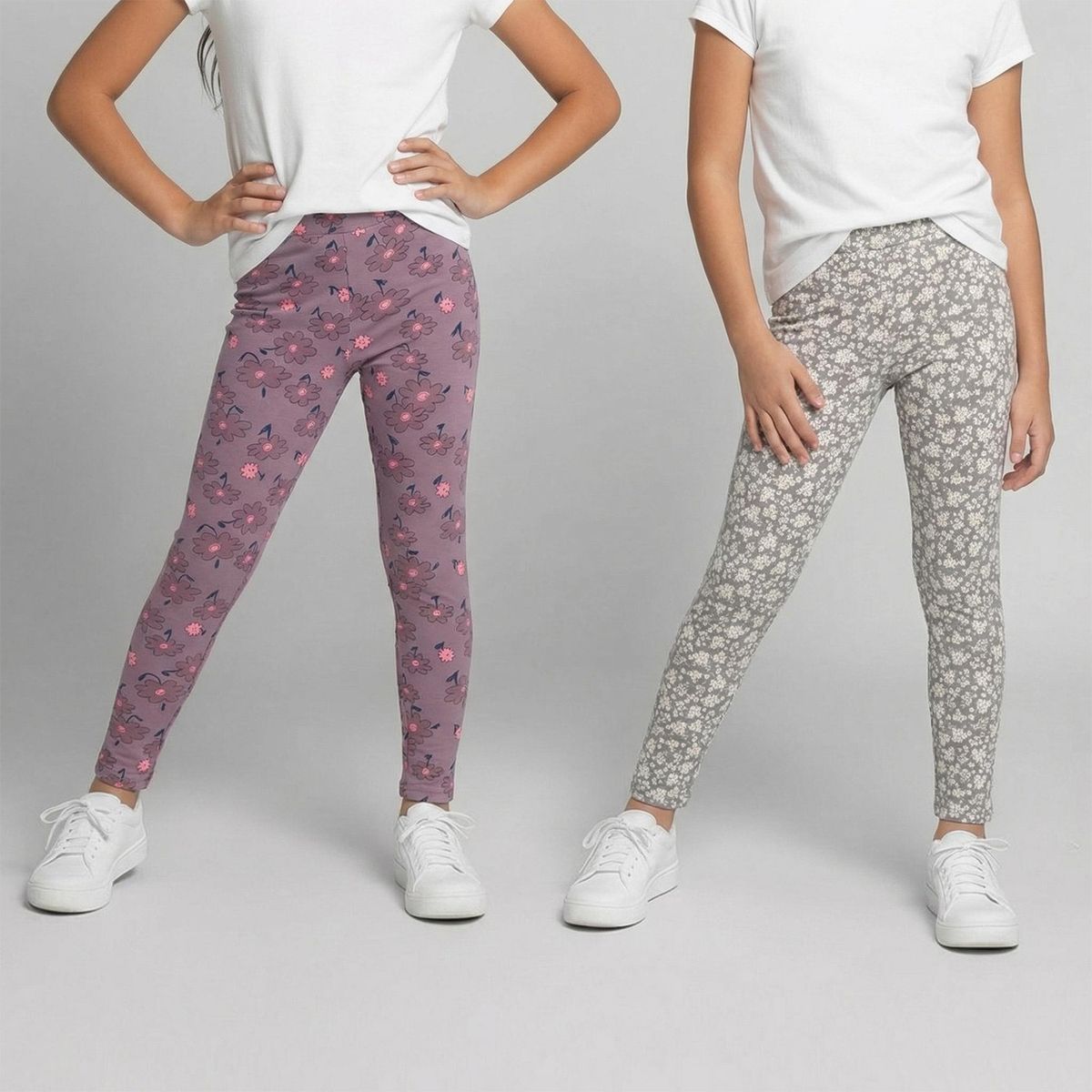 YAMP - Pack De 2 Calzas Forradas en Polar Niña Yamp