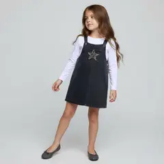 YAMP - Conjunto Jardinera Más Polera Niña