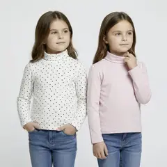 YAMP - Pack De 2 Poleras Beatles Niña Algodón