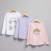 Pack 3 Poleras Manga Larga Niña