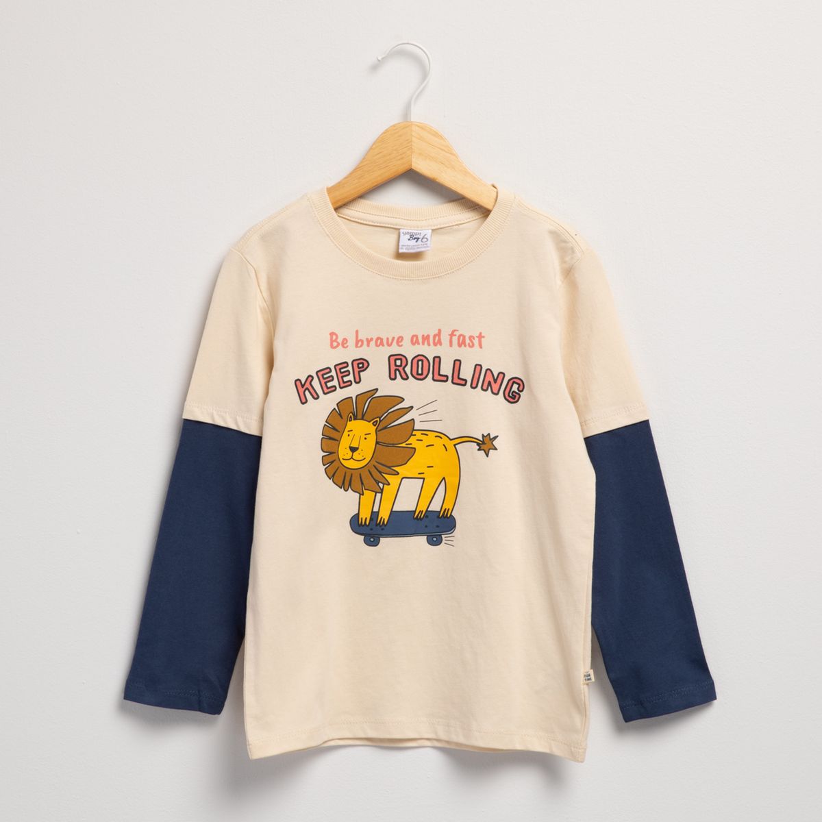 YAMP - Polera Niño Manga Larga Algodón Yamp
