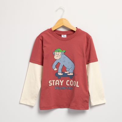 Imagen 2 del producto Polera Niño Manga Larga Algodón