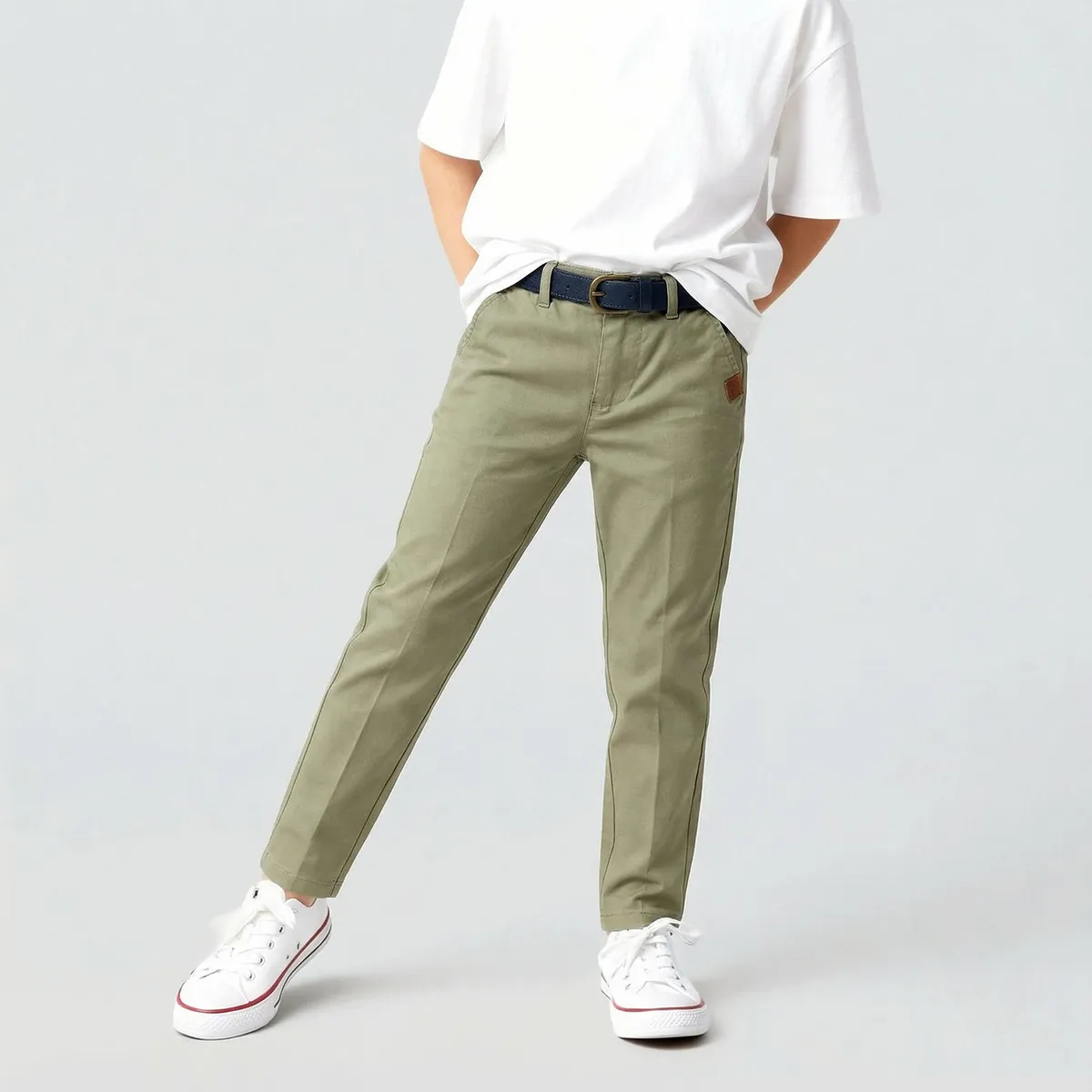CONIGLIO - Pantalón Niño Con Cinturón Coniglio
