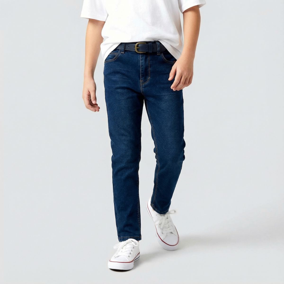 CONIGLIO - Jeans Niño Con Cinturón Coniglio