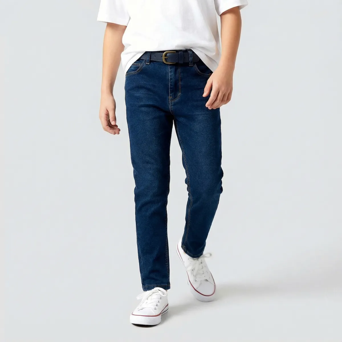 CONIGLIO - Jeans Niño Con Cinturón Coniglio