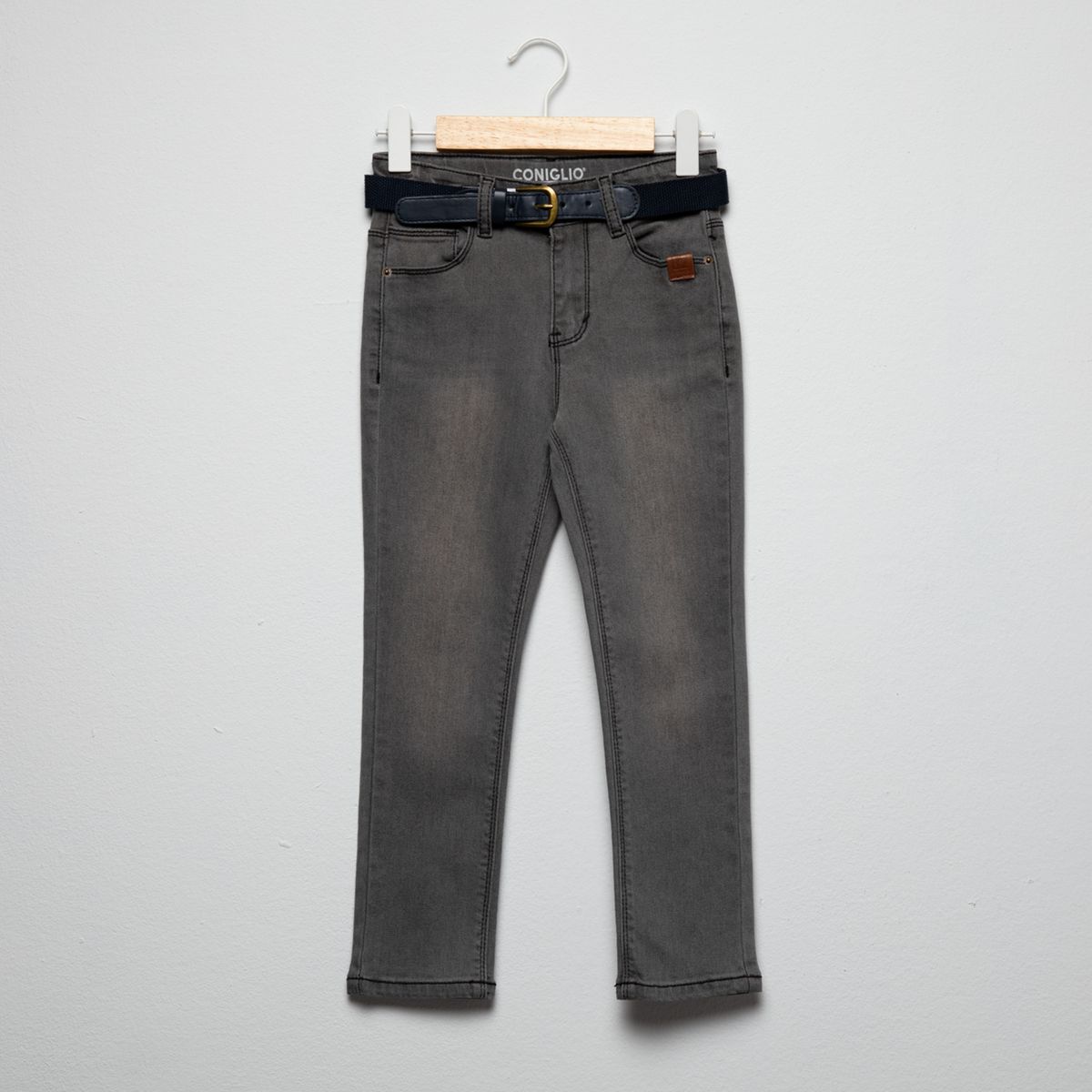 CONIGLIO - Jeans Niño Con Cinturón Coniglio