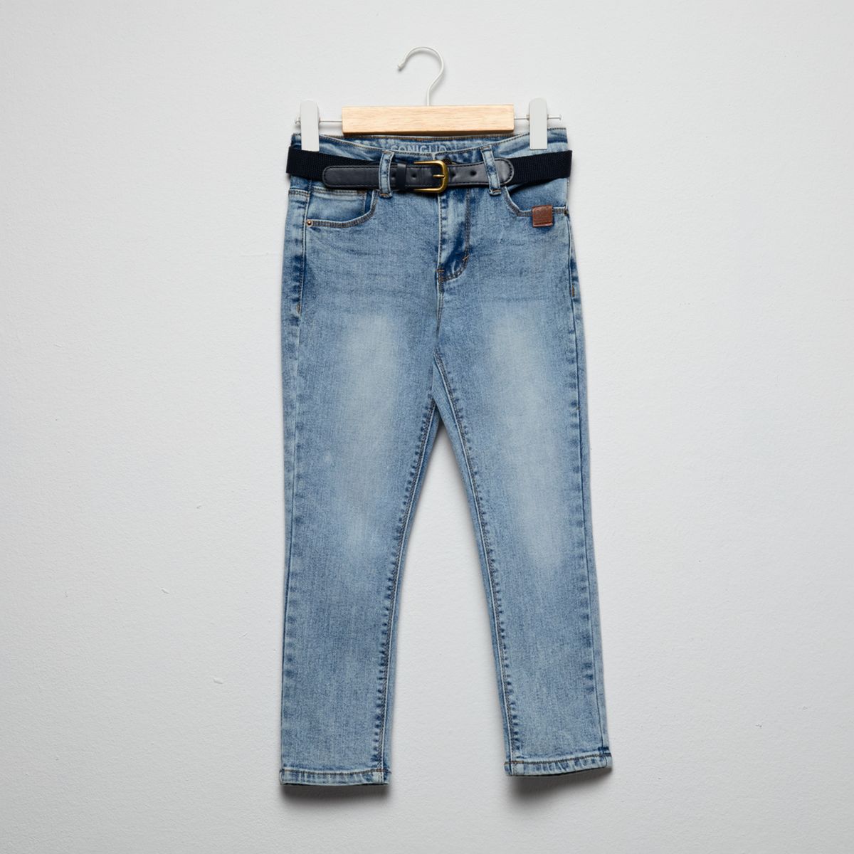 CONIGLIO - Jeans Niño Con Cinturón Coniglio