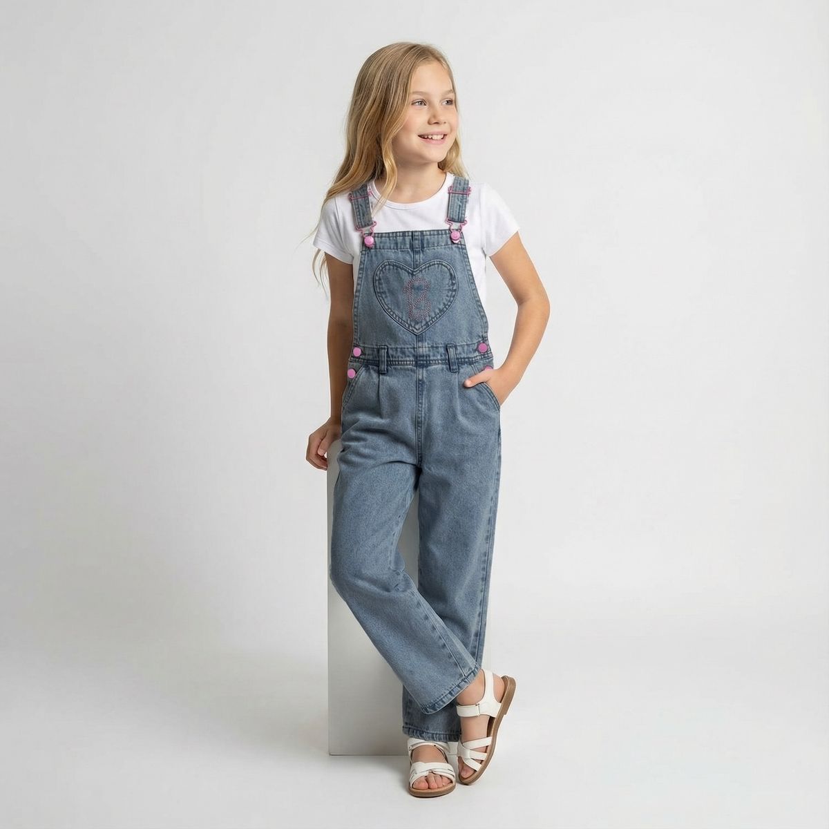 BARBIE - Jardinera Niña Algodón Barbie