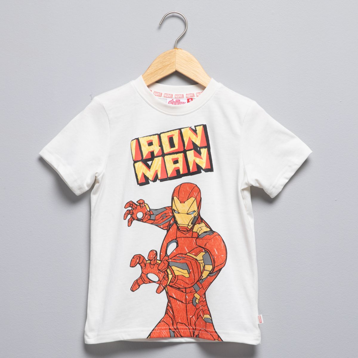 AVENGERS - Polera Manga Corta Niño Avengers