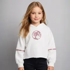 BARBIE - Polerón Niña Algodón