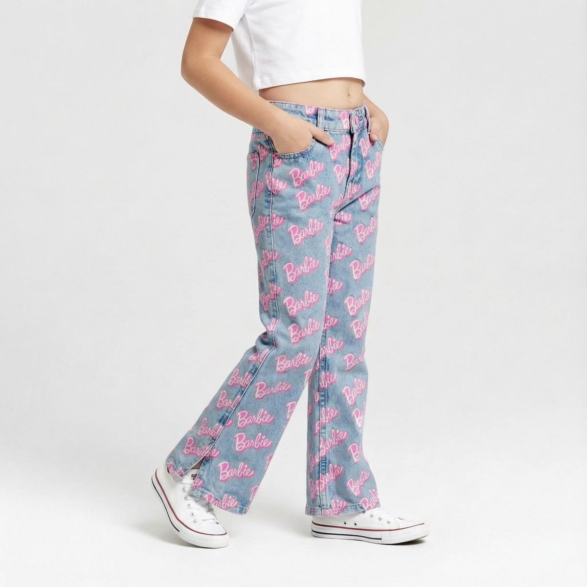 BARBIE - Jeans Niña Algodón Barbie