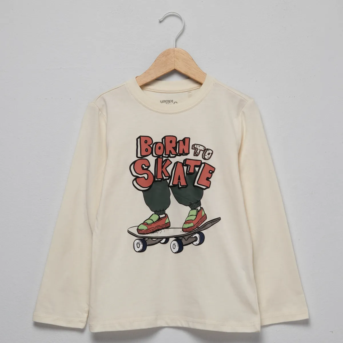 YAMP - Pack de 3 Poleras Niño Manga Larga Algodón Yamp