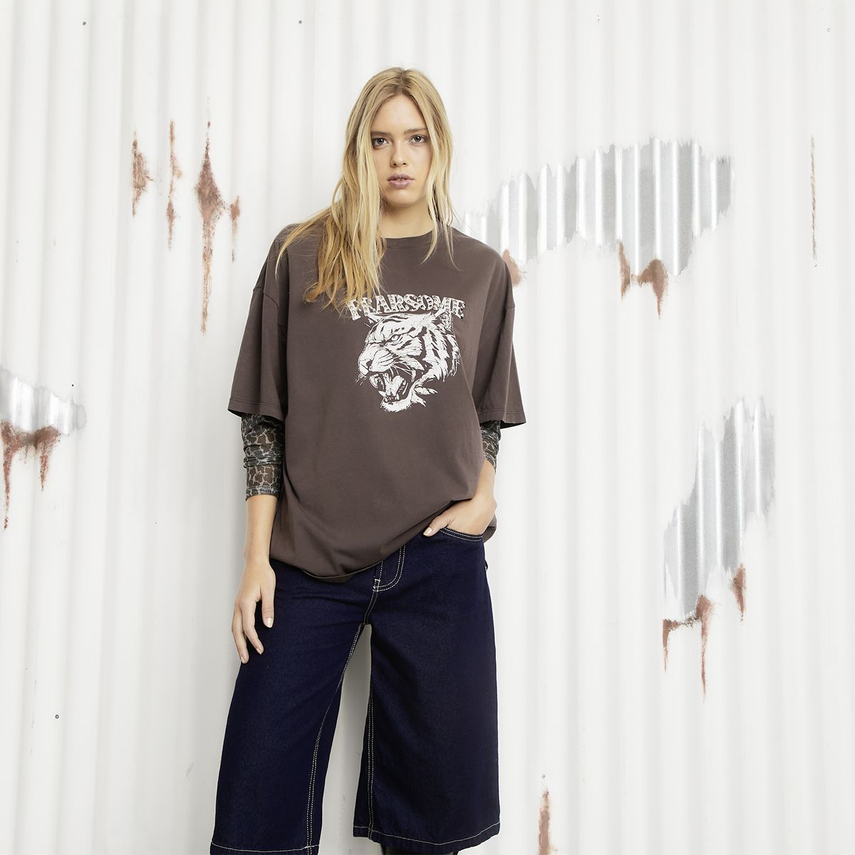 AMERICANINO - Polera Manga Larga Algodón Mujer Americanino